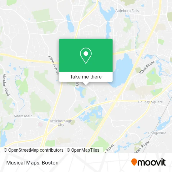Musical Maps map