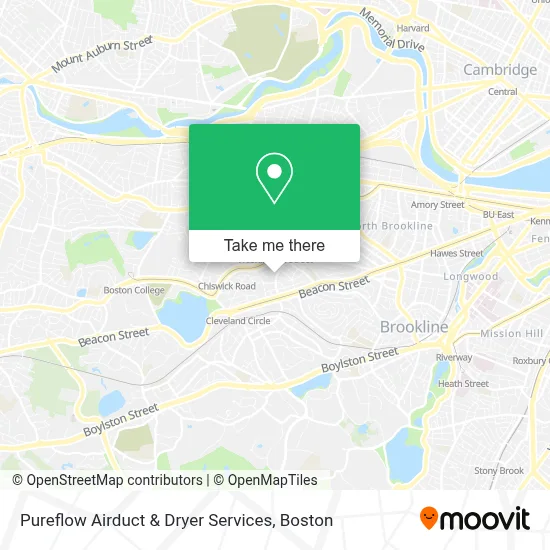 Pureflow Airduct & Dryer Services map