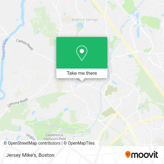 Jersey Mike's map