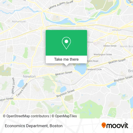 Economics Department map