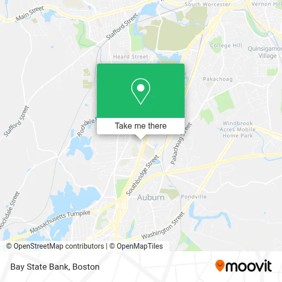 Bay State Bank map