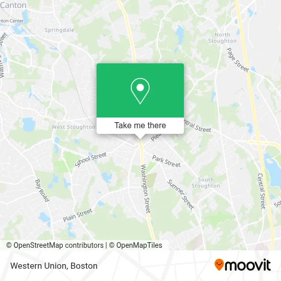 Western Union map