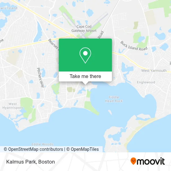 Kalmus Park map