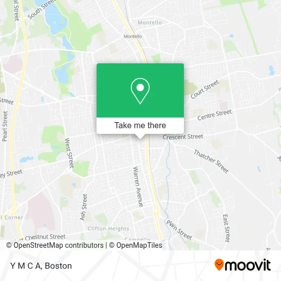 Y M C A map