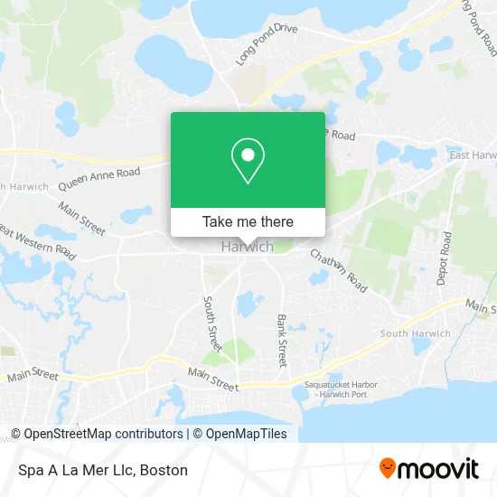 Spa A La Mer Llc map
