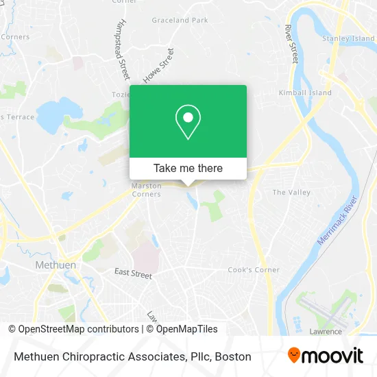 Methuen Chiropractic Associates, Pllc map