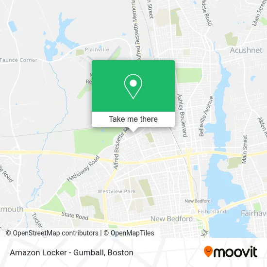 Amazon Locker - Gumball map
