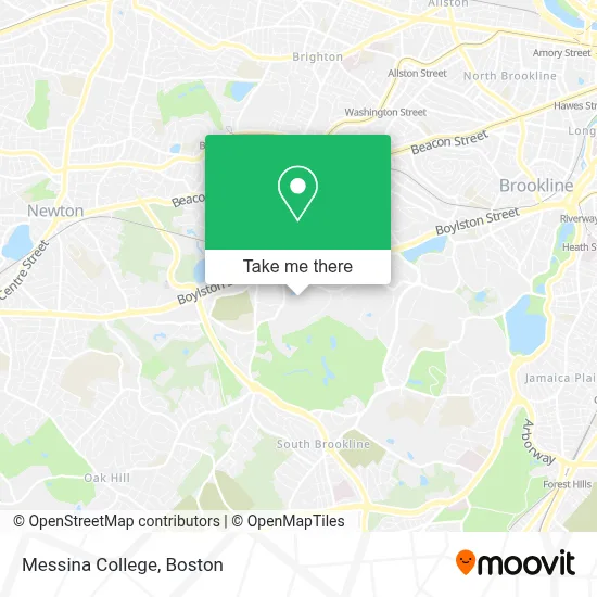 Messina College map
