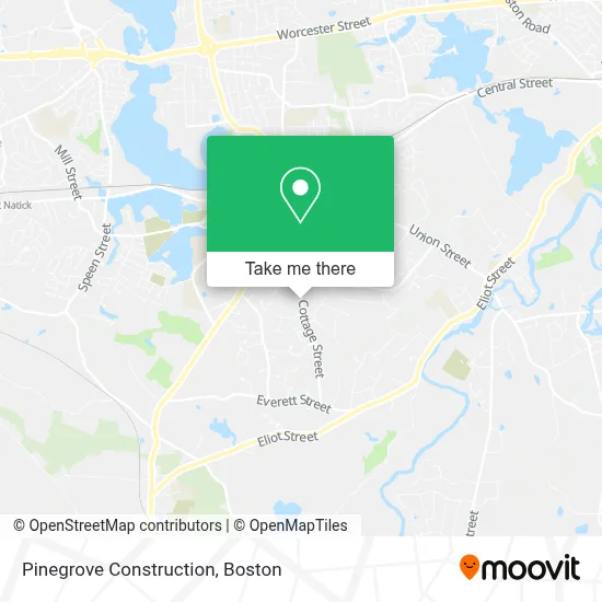 Pinegrove Construction map