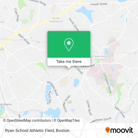 Ryan School Athletic Field map