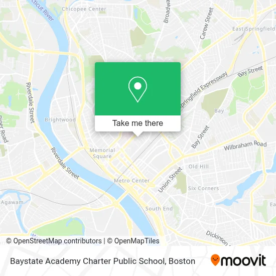 Baystate Academy Charter Public School map