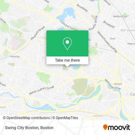 Swing City Boston map