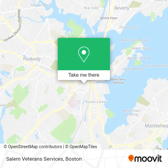 Salem Veterans Services map