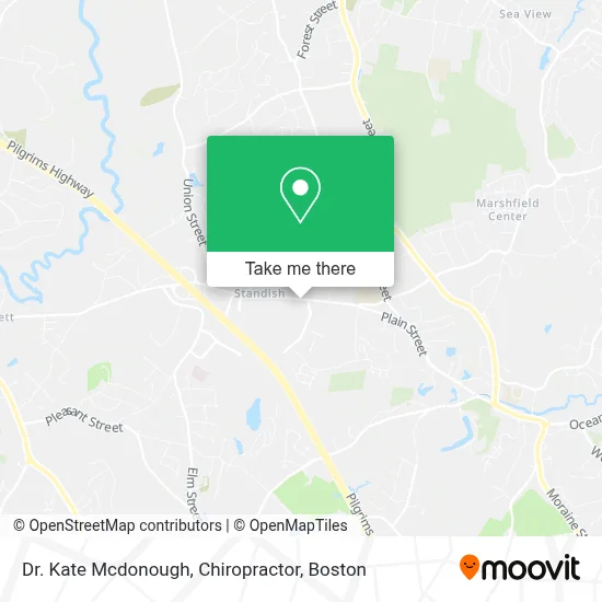 Dr. Kate Mcdonough, Chiropractor map