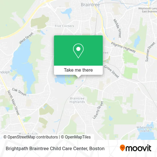 Brightpath Braintree Child Care Center map