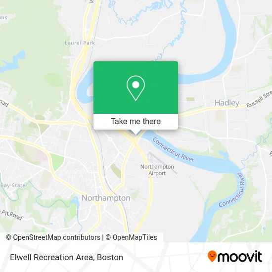 Elwell Recreation Area map