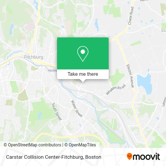 Carstar Collision Center-Fitchburg map