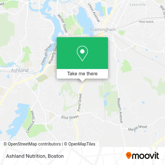 Ashland Nutrition map