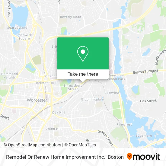 Remodel Or Renew Home Improvement Inc. map
