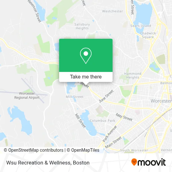 Wsu Recreation & Wellness map