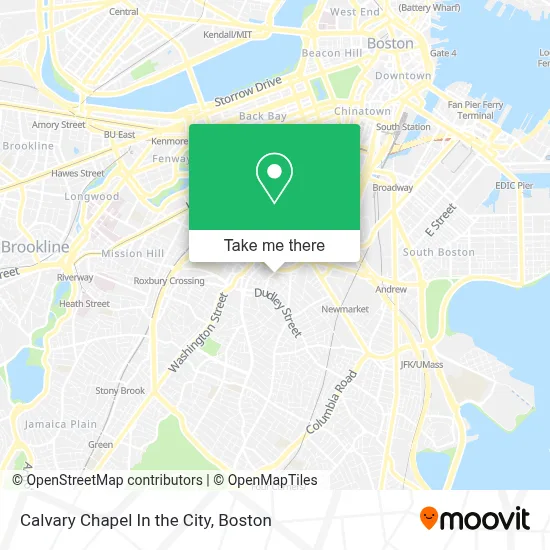 Calvary Chapel In the City map