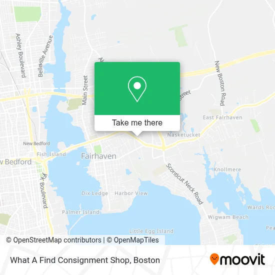 What A Find Consignment Shop map