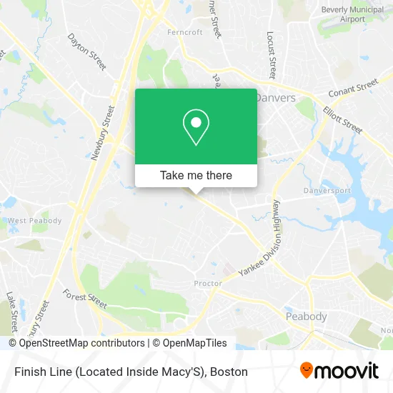 Finish Line (Located Inside Macy'S) map