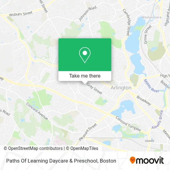 Paths Of Learning Daycare & Preschool map
