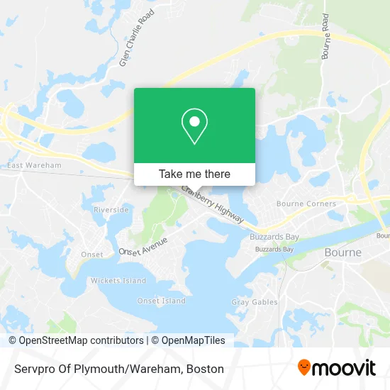 Servpro Of Plymouth/Wareham map