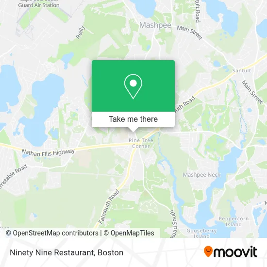Ninety Nine Restaurant map