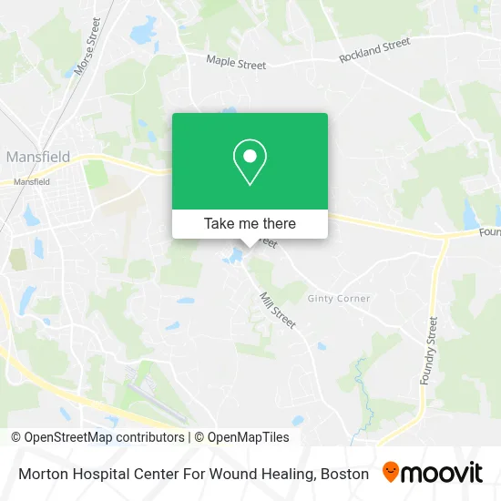 Morton Hospital Center For Wound Healing map