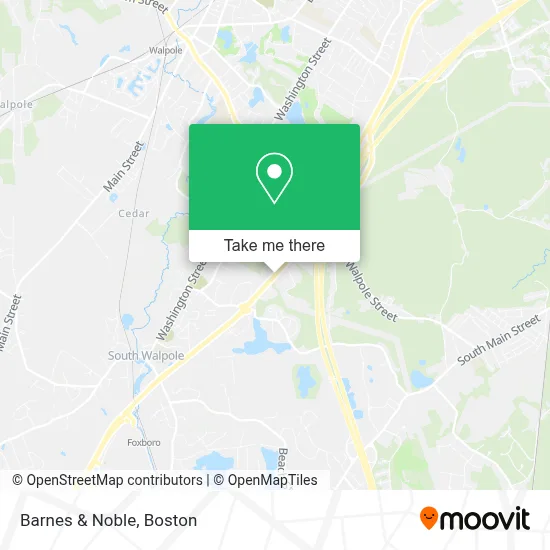 Barnes & Noble map