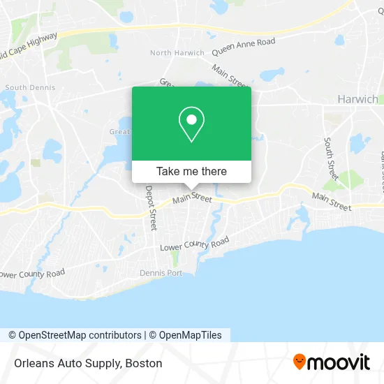 Orleans Auto Supply map