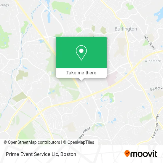 Prime Event Service Llc map
