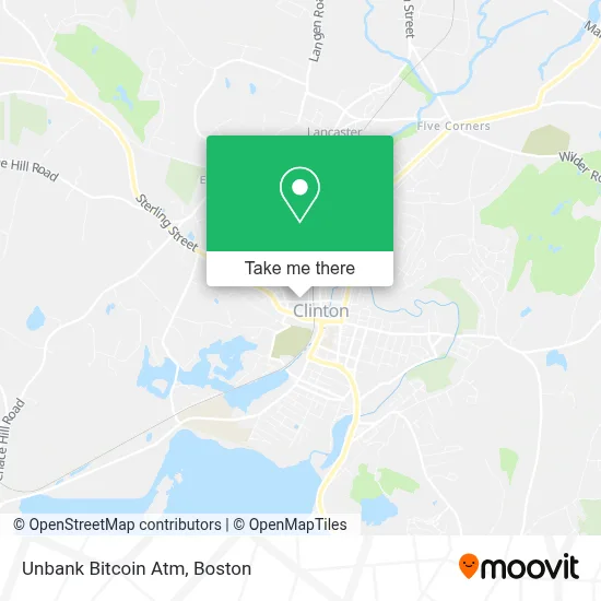 Unbank Bitcoin Atm map