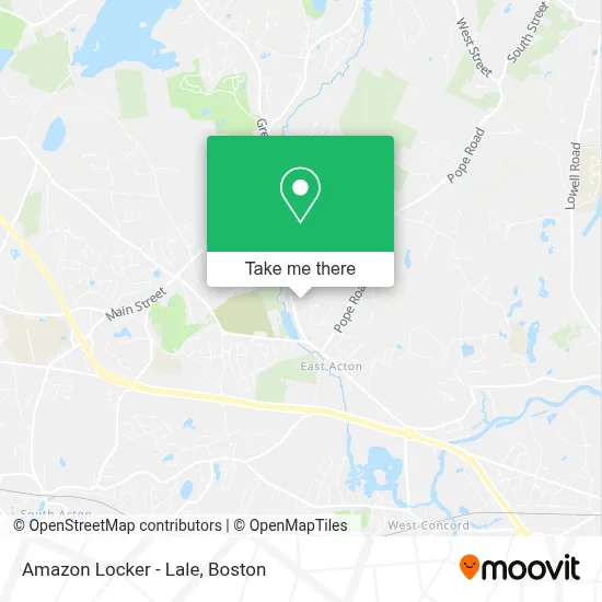 Amazon Locker - Lale map