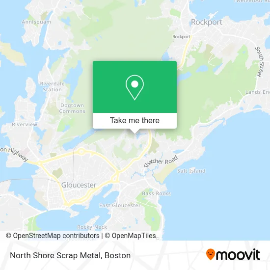 North Shore Scrap Metal map