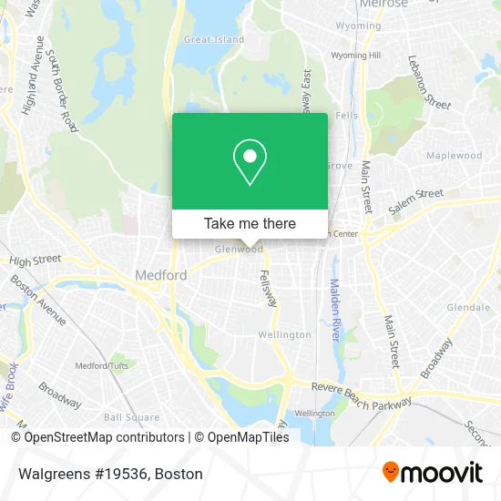 Walgreens #19536 map