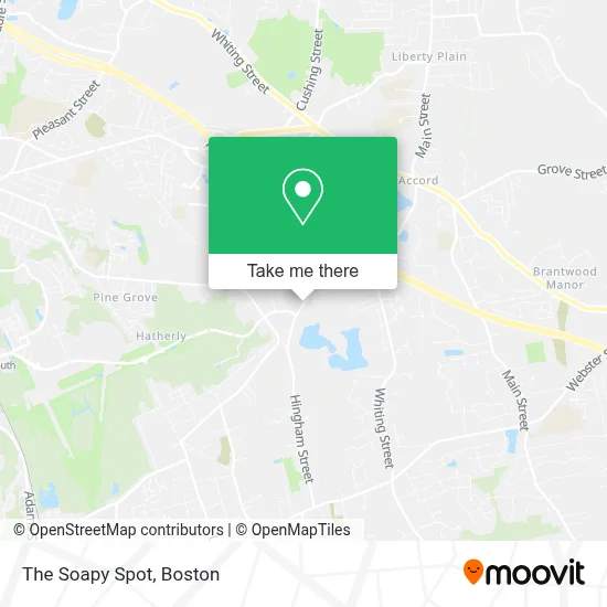 The Soapy Spot map
