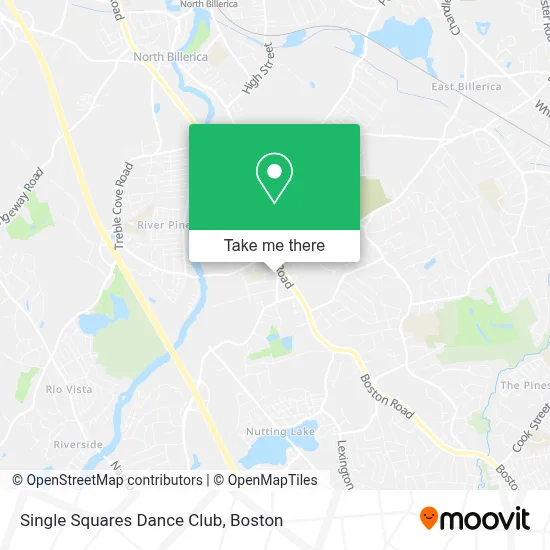 Single Squares Dance Club map
