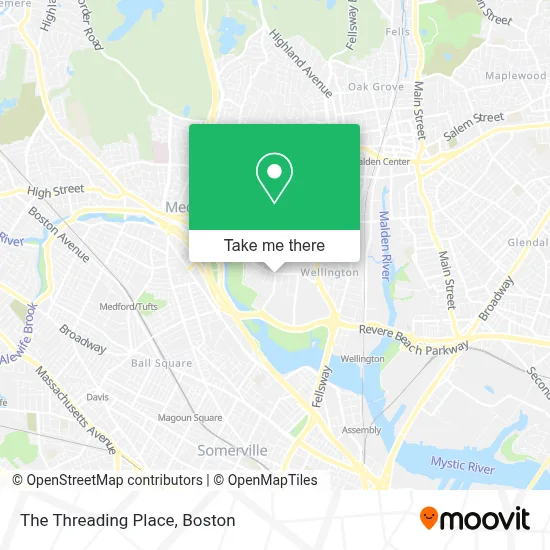 The Threading Place map