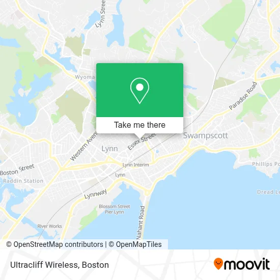 Ultracliff Wireless map