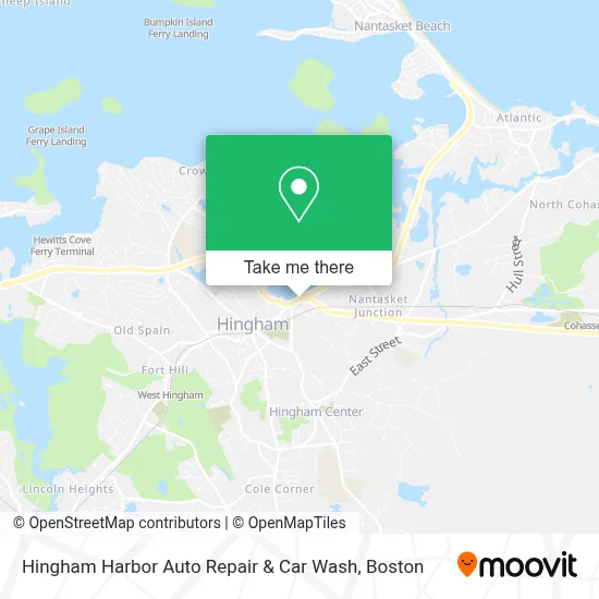 Hingham Harbor Auto Repair & Car Wash map