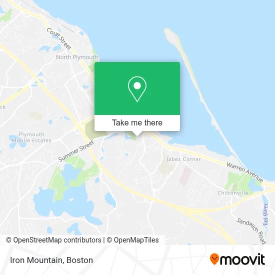 Iron Mountain map
