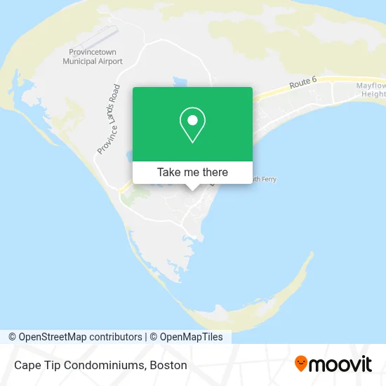 Cape Tip Condominiums map