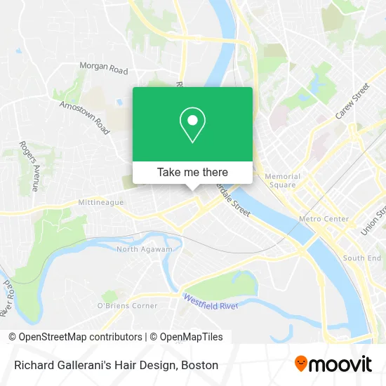 Richard Gallerani's Hair Design map