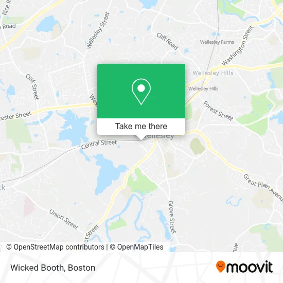 Wicked Booth map