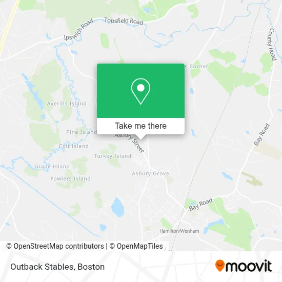 Outback Stables map