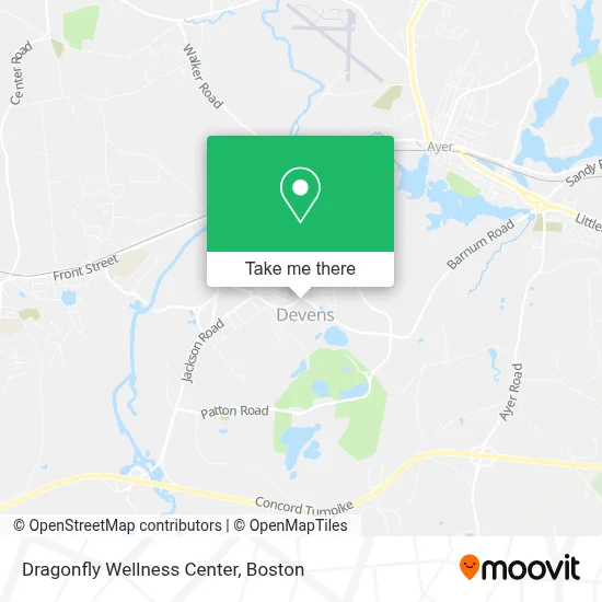 Dragonfly Wellness Center map