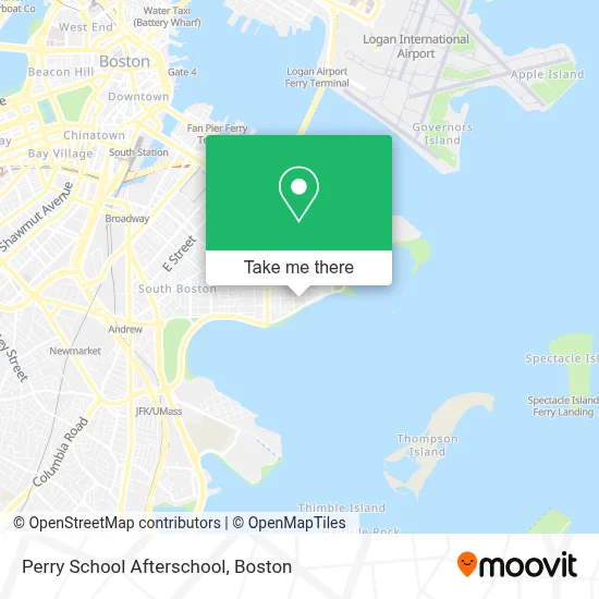 Perry School Afterschool map
